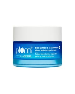 Plum 2% Niacinamide & Rice Water Gel Cream, 50 gm