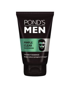 Pond's Men Pimple Clear Face Wash 100 gm | With Thymo T Essence | Clear Pimple In 3 Days | Acne Defence & Oil Control Face Waash | For Pimple Free Face