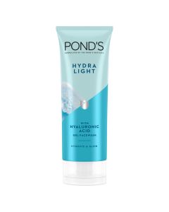 Pond's Hydralight Gel Face Wash 100 gm | With Hyaluronic Acid | Hydrates Skin | Gentle Cleansing | For Glowing & Hydrated Skin | Non Drying