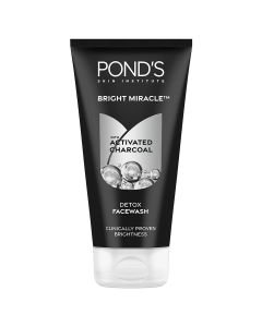 Pond's Bright Miracle Charcoal Detox Face Wash, 150 gm