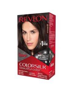 Revlon Colorsilk 2N Dark Brown Black Hair Color, 1 Kit