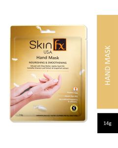Skin FX Nourishing & Smoothening Foot Mask 16 gm | Shea Butter, Tea Tree Oil , Peppermint Oil, Grape Fruit, Camellia Sinensis Leaf | Deep Nourishment | Best For Cracked Heels | For Men & Women | For All Skin Type