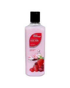Skin Cottage Sweetberry & Milk Moisturizing Body Bath 400 ml | Gently Cleanses Nourishes & Moisturises | Makes Skin Soft & Smooth | With Pleasing Fruity Fragrance