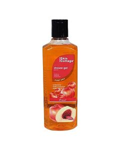 Skin Cottage Peach Shower Gel 400 ml | With Vitamin E & Moisturzers | Gently Cleanses & Moisturises Skin | Protects Against Bacteria | Refreshing Peach Fragrance | pH 5.5