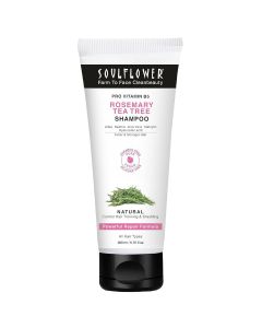 Soulflower Pro Vitamin B5 Rosemary Tea Tree Shampoo, 200 ml