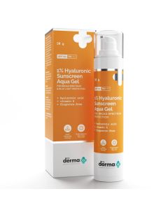 The Derma Co 1% Hyaluronic Sunscreen Aqua Gel, 50 gm