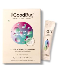The Good Bug Sleep & Calm Supergut Vanilla Flavour Powder, 2gm x 15 Sachets
