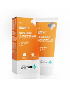 The Derma Co Ultra Matte Sunscreen Gel SPF 60 PA+++, 50 gm