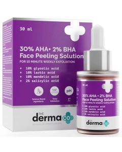 The Derma Co 30% AHA + 2% BHA Peeling Solution, 30 ml