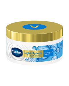 Vaseline Light Hydrate Gel Body Creme 180 gm | With Hyaluronic Acid & Vitamin C | Provides Hydration | For Radiant Glowing Skin
