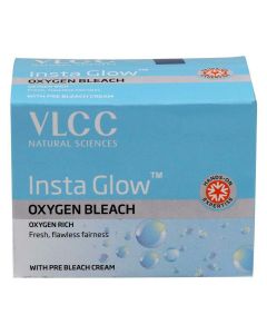 VLCC Insta Glow Oxygen Bleach 25 gm | With Pre Bleach Cream | For Fresh, Flawless Fairness
