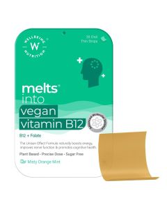 Wellbeing Nutrition Melts Throat Relief Tulsi-Ginger Honey Flavour, 30 Strips