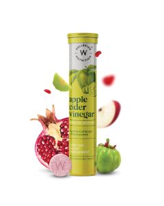 Wellbeing Nutrition Probiotic + Prebiotic Green Apple & Peppermint Flavour, 21 Effervescent Tablets