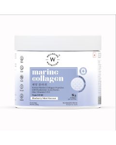 Wellbeing Nutrition Marine Collagen Type I&III Blueberry Flavour Powder, 120 gm